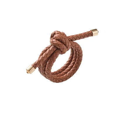 Rope Knot Brown Napkin Ring
