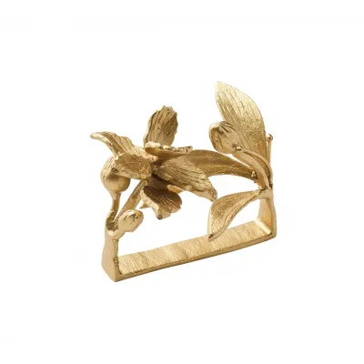 Orchid Gold Napkin Ring Set of 4