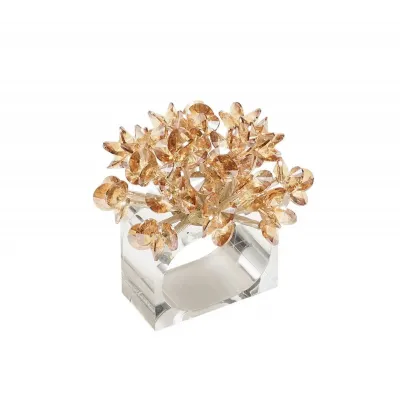 Aster Champagne Napkin Ring