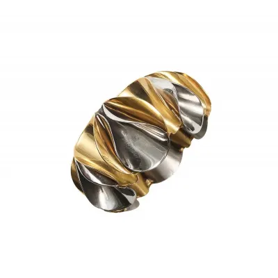 Enigma Gold/Silver Napkin Ring