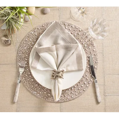 Zen Gray & Taupe Placemat Set of 4