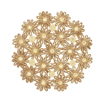 Daisy Natural & Ivory Placemat Set of 4