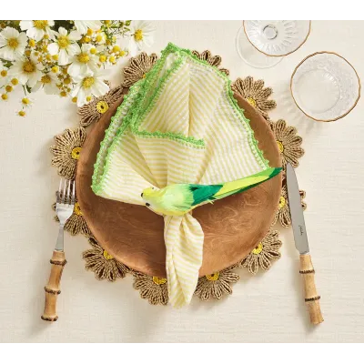 Daisy Natural & Yellow Placemat Set of 4