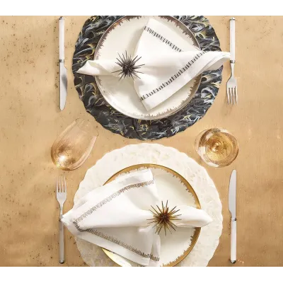 Marbled Placemat White/Gold
