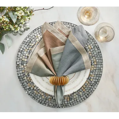 Shell Mosaic Gray/Taupe Placemat