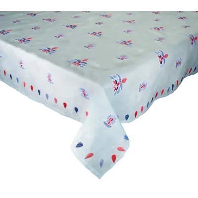 Lima 54" x 110" Tablecloth in Sky Blue