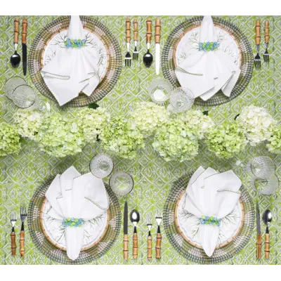 Alfresco Olive & Green Tablecloth