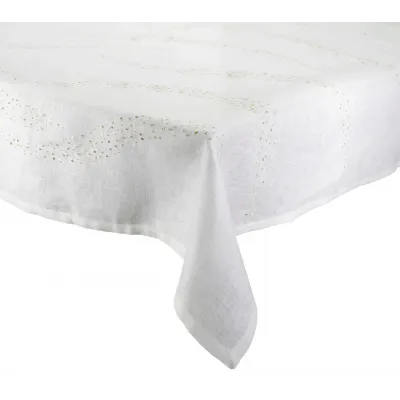 Pin Dot Gold & Silver Tablecloth