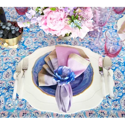Mira Lilac & Blue Tablecloth