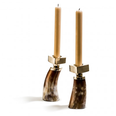 Light Horn Candle Holder 7.9'' X 3.1'' X 3.1''