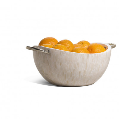 Light Almendro Serving Bowl 16.9'' X 12.2'' X 7.5''