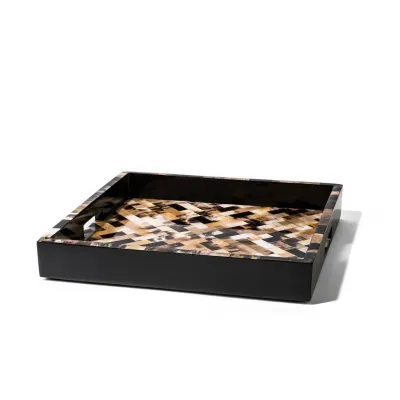 Horn Domino Serving Tray 16'' X 16'' X 2''