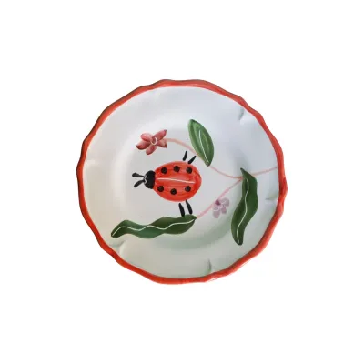 Piccolini Lady Bug Salad Dessert Plate
