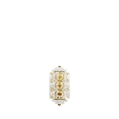 Seville Wall Sconce, Clear Crystal, Gilded Finish (1 Tier)