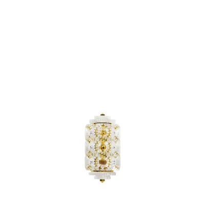 Séville Wall Sconce, Clear Crystal, Gilded Finish, 1 Tier
