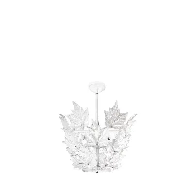 Champs Elysees Chandelier, Clear Crystal, Chrome Finish, 3 Tiers