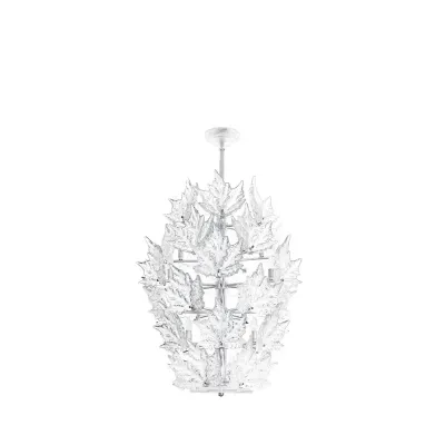 Champs Elysees Chandelier, Clear Crystal, Chrome Finish, 6 Tiers