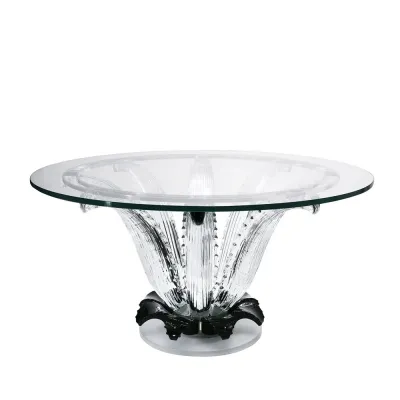 Cactus Table without Top Clear/Black