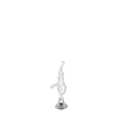 Clear Dancing Elephant Sculpture (Ltd Edition 431 Pcs)