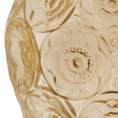 Anemones Vase Medium Gold Luster