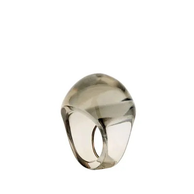 Cabochon Ring Bronze Crystal