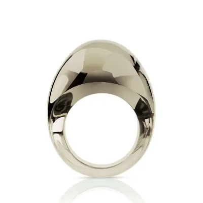 Cabochon Ring Bronze Crystal