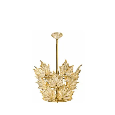 Champs Elysees Chandelier, Gold Luster Crystal, Gilded Finish, 3 Tiers