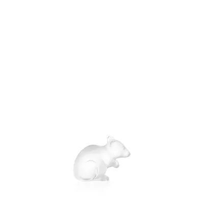 Mouse Seal Sculpture Clear