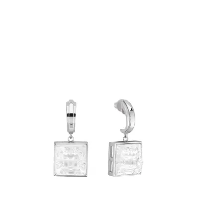 Arethuse Clear Silver Earring Pin