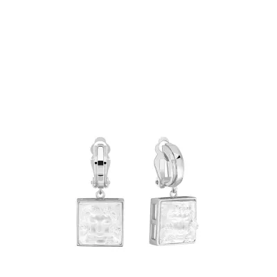 Arethuse Clear Silver Earring Clip