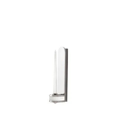Perles Wall Sconce, Clear Crystal, Nickel Finish, 1 Element