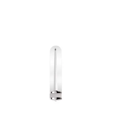 Perles Wall Sconce, Clear Crystal, Nickel Finish, 1 Element