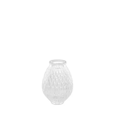 Plumes Small Vase, Clear Crystal