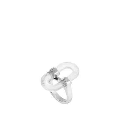 Empreinte Animale Ring, Clear Crystal, Silver