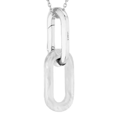 Empreinte Animale Pendant, Clear Crystal, Silver