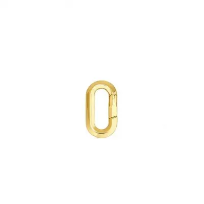 Empreinte Animale Carabiner Accessory - Antinea Green Crystal, 18K Yellow Gold-Plated - L