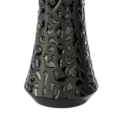 Panthère Vase, Black Crystal