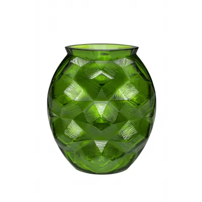 Tortue Vase, Green Amazon Crystal