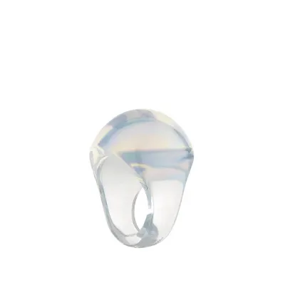 Cabochon Ring Opalescent Crystal