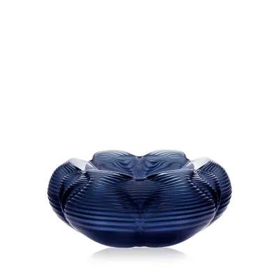 Fontana Bowl, Zaha Hadid & Lalique, 2016, Numbered Edition, Midnight Blue Crystal (Special Order)