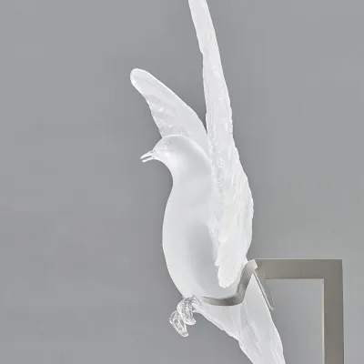 Eternal Truth, Damien Hirst In Collaboration With Lalique, 2017, Clear Crystal With 18K Gold Olive Branch, Lost Wax Technique