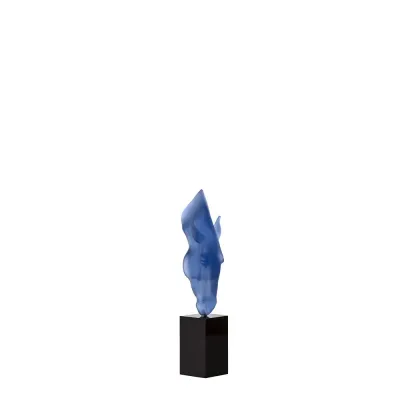 Still Water Sculpture By Nic Fiddian Green & Lalique, 2021, Blue Crystal