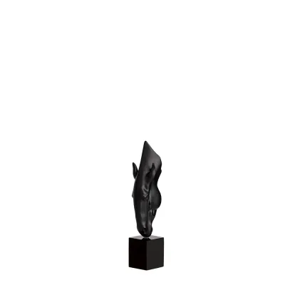 Still Water Sculpture By Nic Fiddian Green & Lalique, 2021, Black Crystal