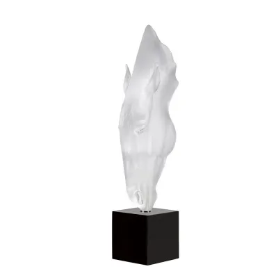 Still Water Sculpture By Nic Fiddian Green & Lalique, 2021, Clear Crystal, Lost Wax Technique (Special Order)