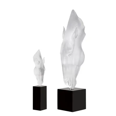 Still Water Sculpture By Nic Fiddian Green & Lalique, 2021, Clear Crystal, Lost Wax Technique (Special Order)