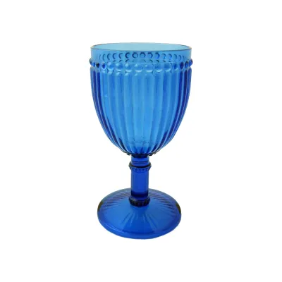 Milano Polycarbonate Blue Wine Glass 12 Oz