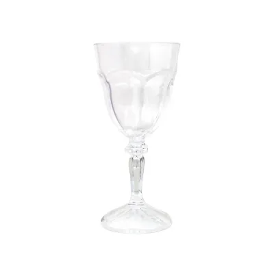 Versailles Clear Wine Glass 9 Oz Acrylic