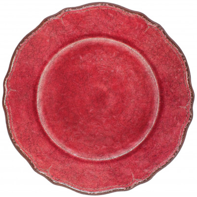 Antiqua Red Melamine Dinnerware