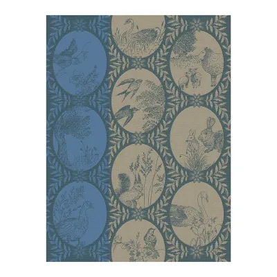 Josephine Blue Tea Towel 24" x 31"