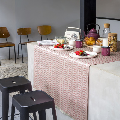 Casual Pink Nomad Tablecloth 43" x 71"